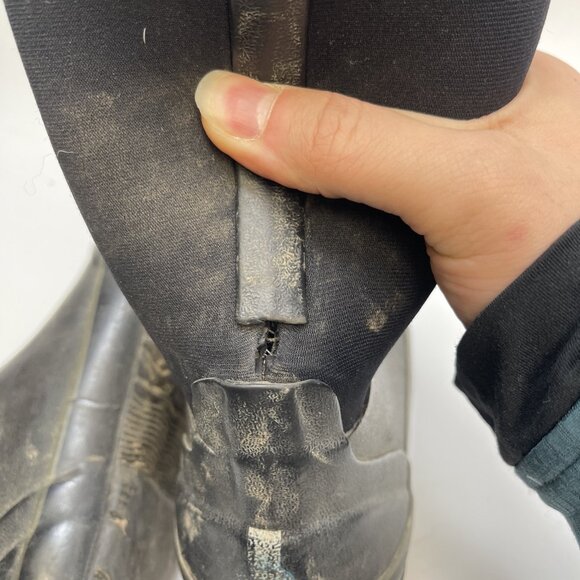 BOGS Big Kids Classic High HA Black Fabric Rain/Snow Boots Sz 13 US 30 EU Read - Picture 8 of 16